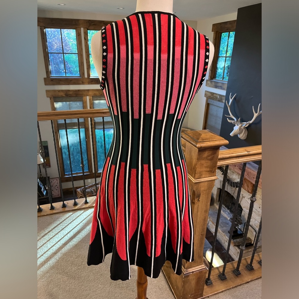Missoni Valentino Sweater Dress Sz EU 40 or 4 S Striped Lined - Picture 4 of 5